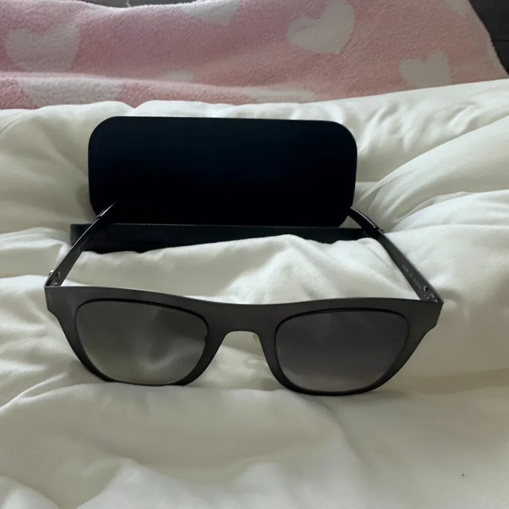 Alexander McQueen Square-Frame Acetate Sunglasses Black Unisex-Adult